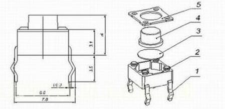 防水輕觸開(kāi)關(guān)是怎么工作的？工作原理是什么?