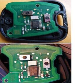 智能車鑰匙上的輕觸開關(guān)KAN0441F