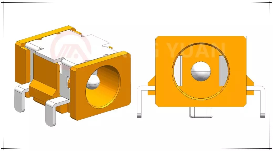 應(yīng)用于藍(lán)牙音箱 路由器的沉板式電源插座 DC-035