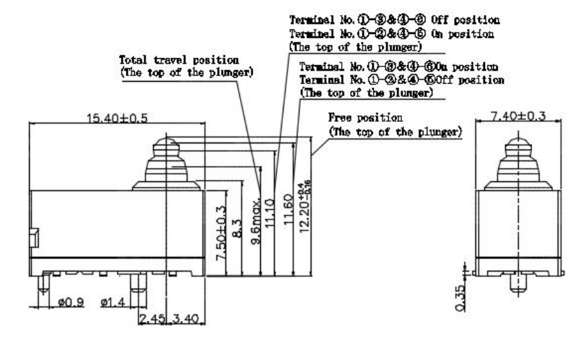 汽車(chē)微動(dòng)開(kāi)關(guān)