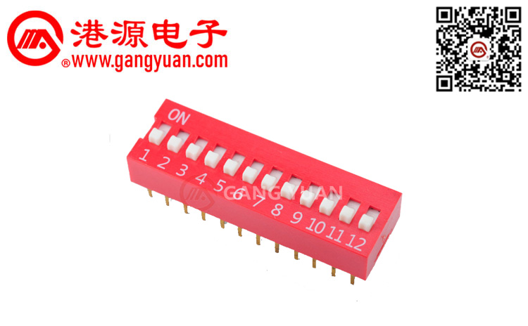 DS立式(1-12位)撥碼開(kāi)關(guān)